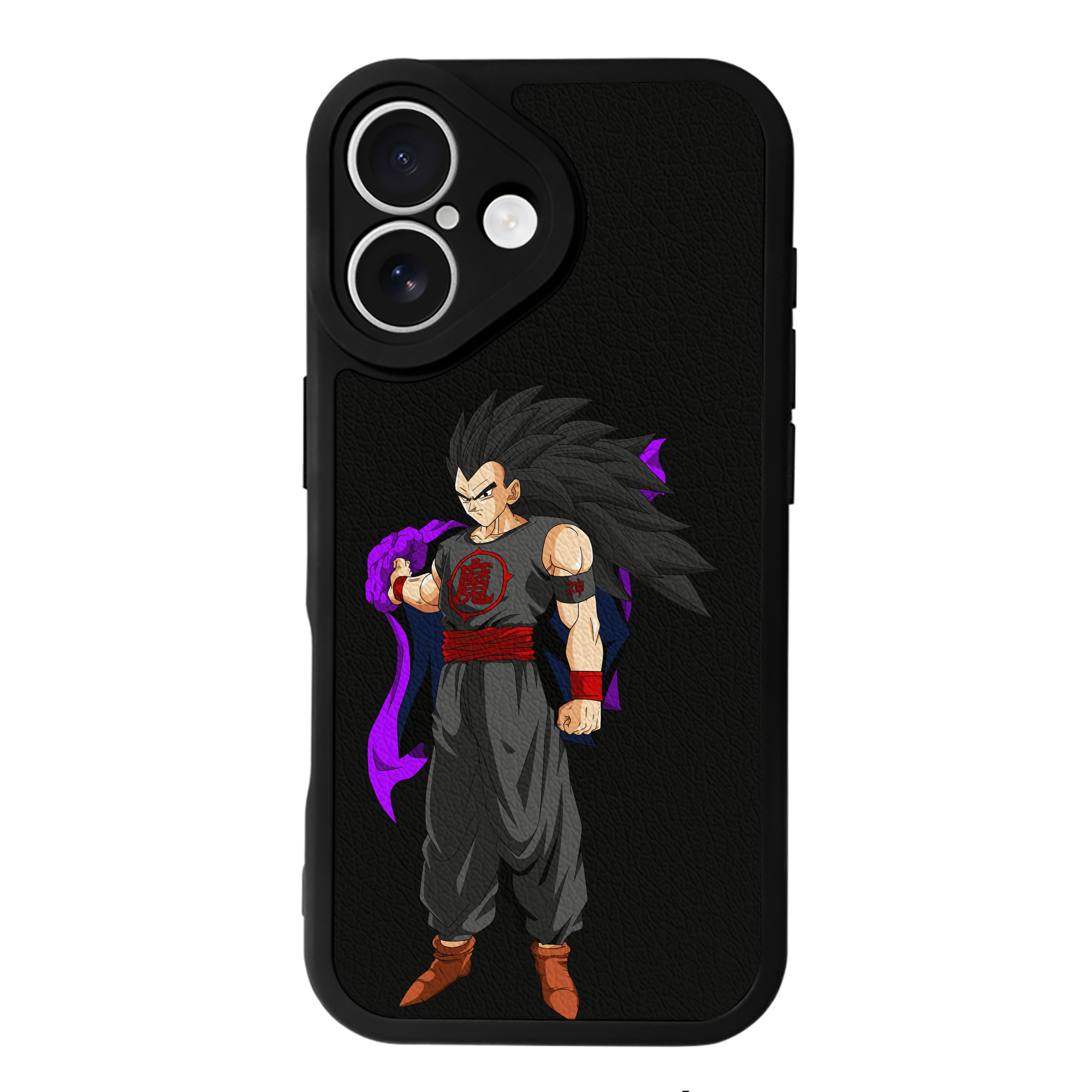 （画像用） ドラゴンボール ベジータ四世（Bejīta Yonsei）DRAGON BALL Vegeta IV 【iPhone 16シリーズ対応】シリコンスマホケース（レザー調） 材質：シリコン
